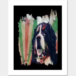 Bernese mountain dog Posters and Art